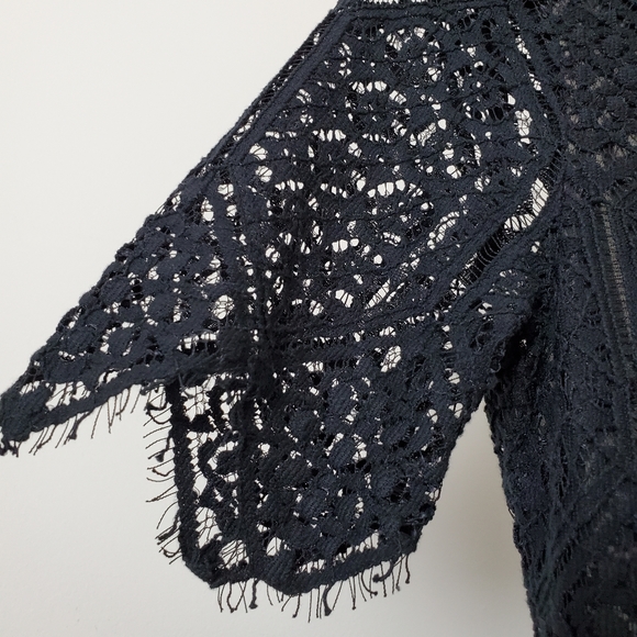 H&M black lace dress, Size 4 - Picture 3 of 10